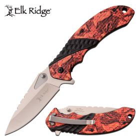 3.5" Blade Elk Ridge Spring Assisted Camo Knife