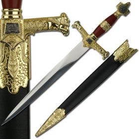22" Red King Solomon Dagger Short Sword