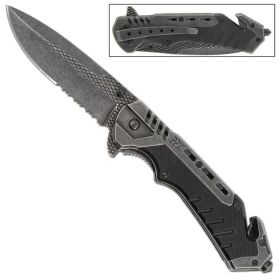 3.5" Blade Tactical EDC Spring-Assist Folding Knife G10 Handle