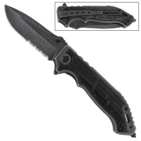 3.75" Blade Gridlock Tactical EDC Spring-Assist Folding Knife