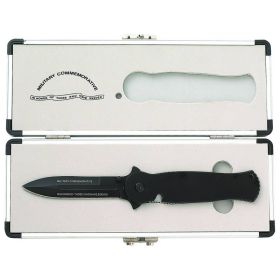 Maxam&reg; Commemorative Military Liner Lock Knife