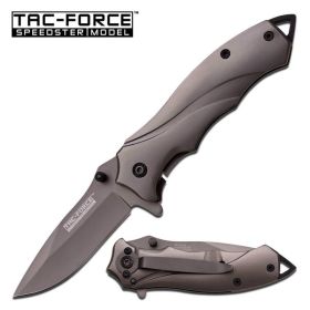 Speedster Grey Titanium Tactical Spring Assisted Knife