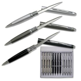 One Dozen Letter Opener Pen Knife Set