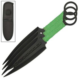 Zombie Killer Forked Tail Devil Three-Piece Throwing Knives