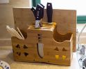 Multifunctional Bamboo Knife Blocks Knife Holder /Rack/Storage for Kitchen