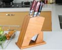 Creative Bamboo Knife Rack/Holder/Storage Knife Blocks for Kitchen