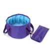 Purple Outdoors Folding Washbasin Travel Portable Basin Wash Hand & Fool Basin