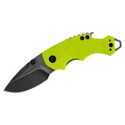 Kershaw Shuffle BlackWash Finish Knife, Lime Green