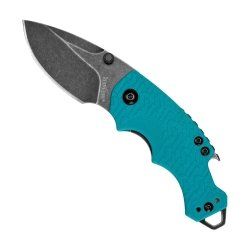 Kershaw Shuffle Blackwash Finish Knife, Teal