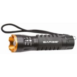 Sarge Adjustable 220 Lumen 3W CREE Flashlight