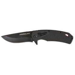 Milwaukee 3.5 in. HARDLINE Smooth Blade Pocket Knife, Boxed