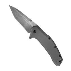 Kershaw Link Tanto Gray Aluminum BlackWash Knife