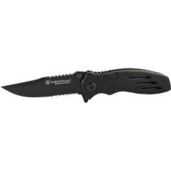 Alum Serr Folding Knife SS Bld