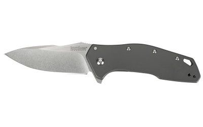 KERSHAW ERIS 3" PLN STNWASH GRAY