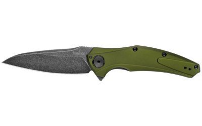 KERSHAW BAREKNUCKLE - OLIVE BLKWASH