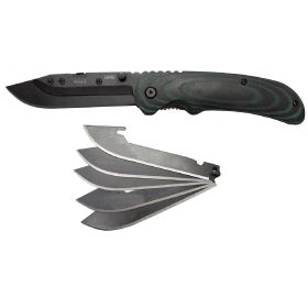 HME Scalpel Skinning Knife with 6 Replaceable Blades