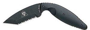 KA-BAR TDI Fixed 3.6 in Black Serrated Blade Zytel Handle