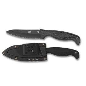 Spyderco Aqua Salt 4.69 in Black Serrated Black FRN Handle