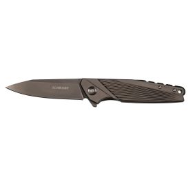 Schrade 1084279 Folder 3.375 in Gray Blade Stainless Handle