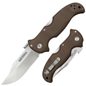 Cold Steel Bush Ranger Folder 3.5 in Plain FDE G-10 Handle