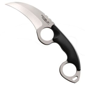 Cold Steel Double Agent I Fixed Blade 3.0 in Plain Polymer