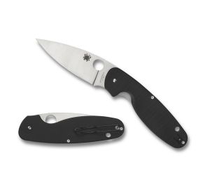 Spyderco Emphasis Folder 3.61 in Plain Blade G-10 Handle